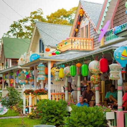 Illumination night at Martha’s Vineyard. I have many great prints for sale. Message me and let me know what you’re looking for! #marthasvineyard #oakbluffs #illumanationnight #gingerbreadhouses #fineartphotography #colorful #tradition