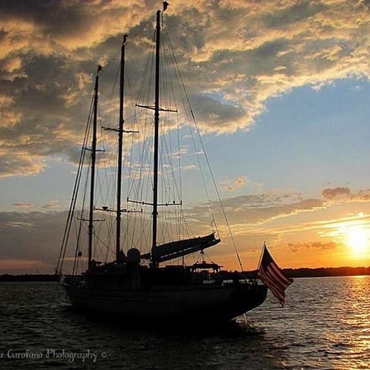 Nice to be on the water with cool breezes and pretty skies. Need a print, message me. #edgartownharbor #sailboat #summertime #coolbreezes️