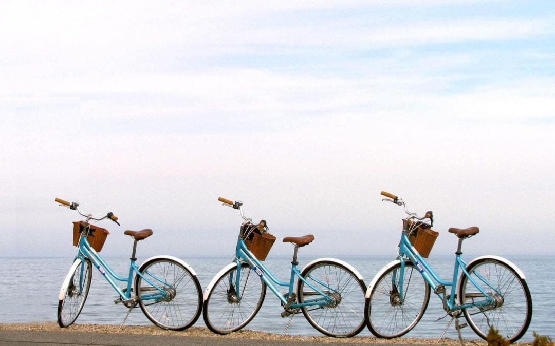 Perfect day fires bike ride! Get out and peddle your cares away! @shiningseabikeway #bikelife #peddle #leaveyoureorriesbehind #crispweather #summervibes