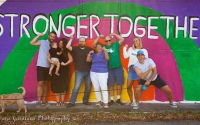 This family saw the sign “Stronger Together” and thought it fit them perfectly. We got together Saturday between the raindrops and captured these fun photos of this great family. Together they are stronger, and this was a perfect place for family photos. #covid #strongertogether #family #familyphotographer #familyfirst #funshots #happytogether️ #southshorephotograher