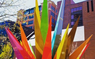 #artinstallation #boston #spikes #colors #sunnyday #springtime2021 #photographer #isellprints #southshoreliving