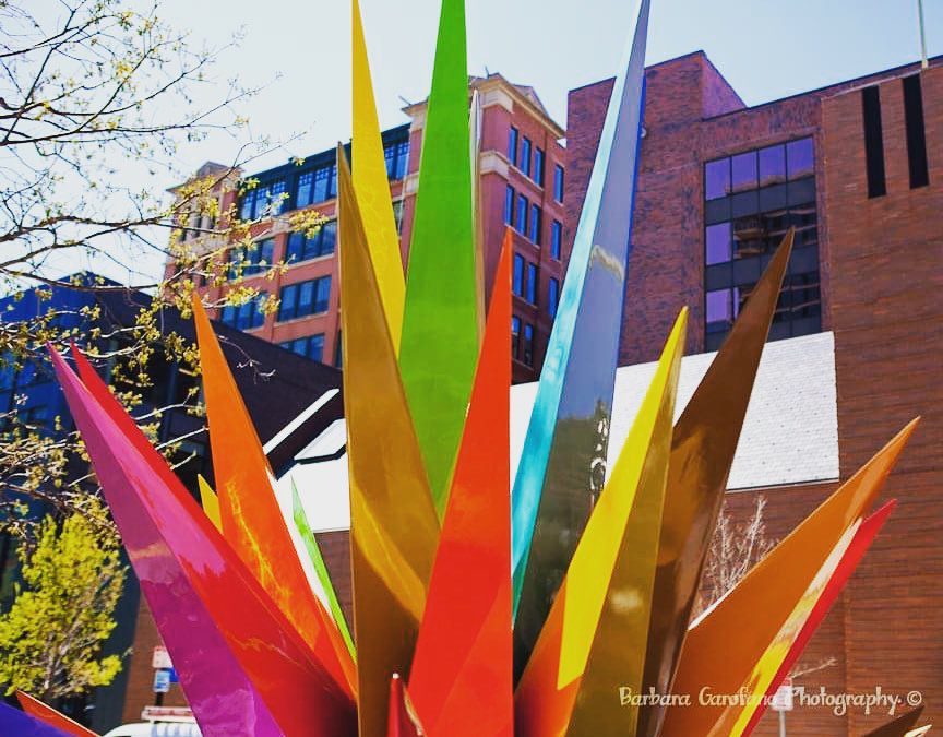 #artinstallation #boston #spikes #colors #sunnyday #springtime2021 #photographer #isellprints #southshoreliving