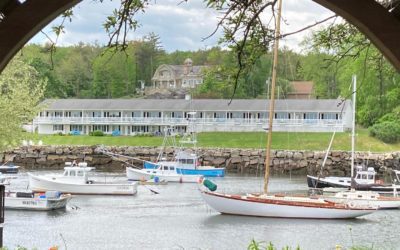 #perkinscove #tulips #photographer #boats #view